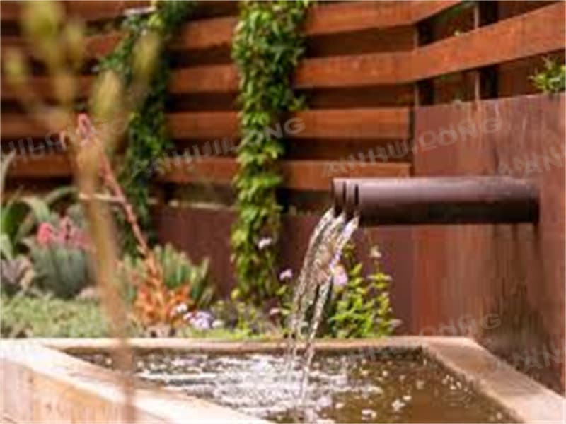 <h3>Customized Large Size Corten Steel Water Wall Design </h3>
